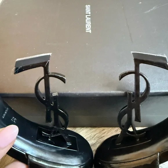 OPYUM SANDALS IN PATENT LEATHER 38 - Picture 5 of 6